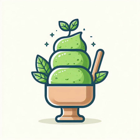 Ice cream icon. Cartoon illustration of ice cream icon for web designのイラスト素材