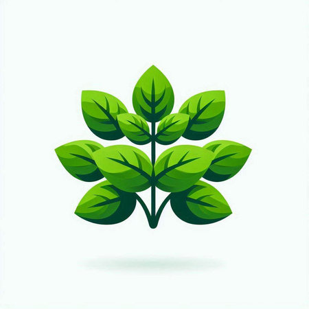 Leaf icon design template elements. Green eco symbol for your business.のイラスト素材