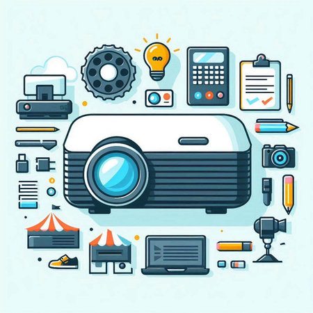 Living room interior with sofa, lamp and plants. Vector illustration.のイラスト素材