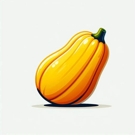Pumpkin on white background. Vector illustration of a pumpkin.のイラスト素材