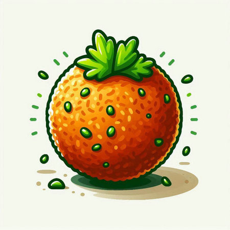 Strawberry with green leaf on white background. Vector illustration.のイラスト素材