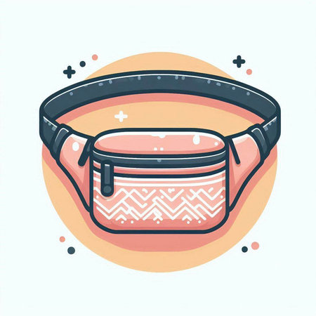 Hand drawn doodle sketch of a bag. Vector illustration.のイラスト素材