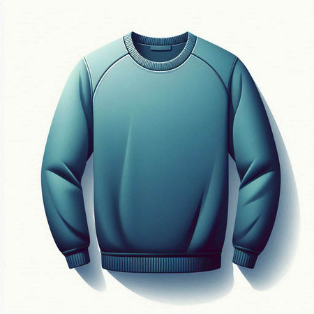 Men's sweater on a white background. Vector illustration. Eps 10のイラスト素材