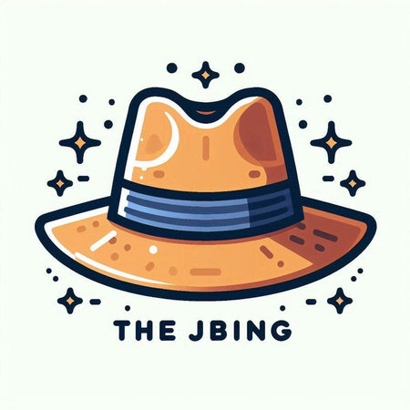 Cute hand drawn vector illustration of a cowboy hat with lettering.のイラスト素材