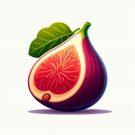 Figs isolated on a white background. Vector illustration for your designのイラスト素材