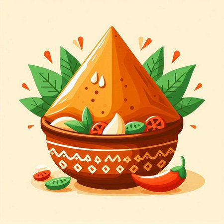 Mexican food. Traditional mexican food. Vector illustration.のイラスト素材