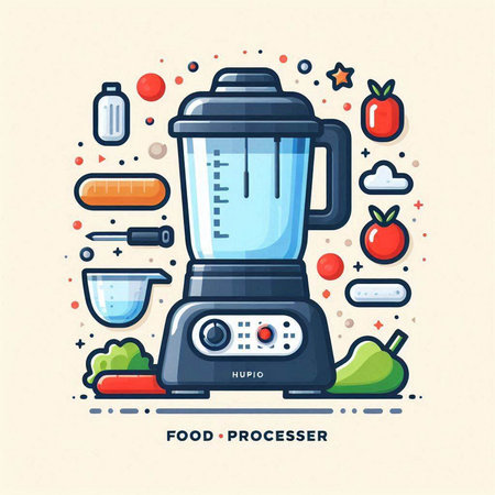 Modern flat design style vector illustration concept of food preparation and cooking process.のイラスト素材
