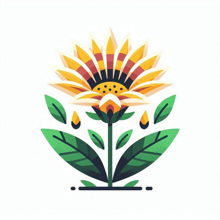 Flower icon. Vector illustration. Floral icon. Flower icon.のイラスト素材