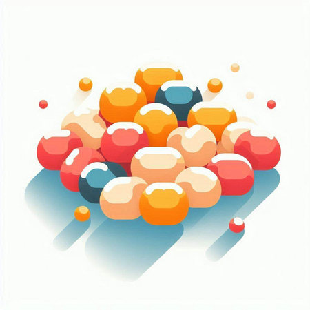 Abstract background with colorful geometric shapes. Vector illustration. Eps 10.のイラスト素材