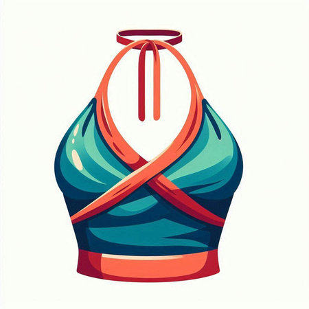 Illustration of a crown with a red ribbon on a white backgroundのイラスト素材