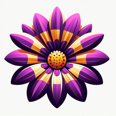 Beautiful flower on a white background. Vector illustration. Eps 10のイラスト素材