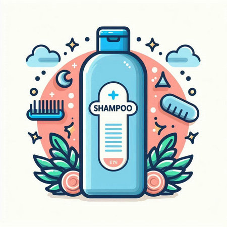 Hand sanitizer bottle vector illustration. Hand sanitizer bottle in flat style.のイラスト素材