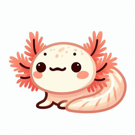 Cute cartoon monster. Vector illustration isolated on a white background.のイラスト素材