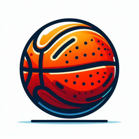 Basketball ball isolated on a white background. Vector illustration EPS10のイラスト素材