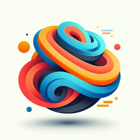 3d colorful abstract background. Vector illustration for your design. Eps10のイラスト素材
