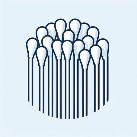 cotton swabs design, vector illustration eps10 graphic.のイラスト素材