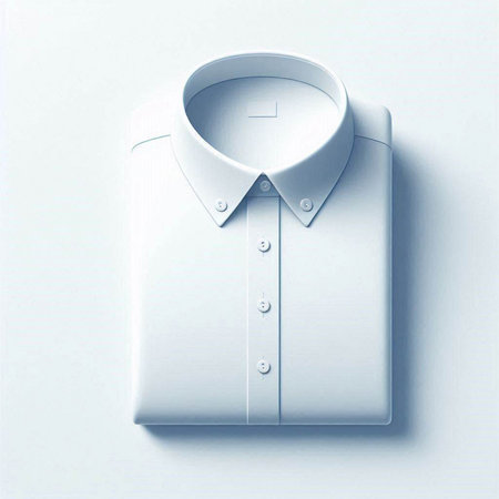 Men's shirt on the white background. Vector illustration. Eps 10.のイラスト素材