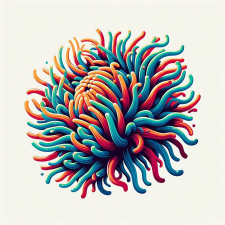 Abstract colorful background, vector illustration. Can be used for wallpaper, web page background, web banners.のイラスト素材