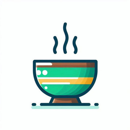 Coffee cup flat icon. Vector illustration of coffee cup.のイラスト素材