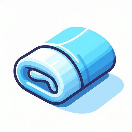 Rolled sushi roll icon. Isometric illustration of rolled sushi roll vector icon for web designのイラスト素材