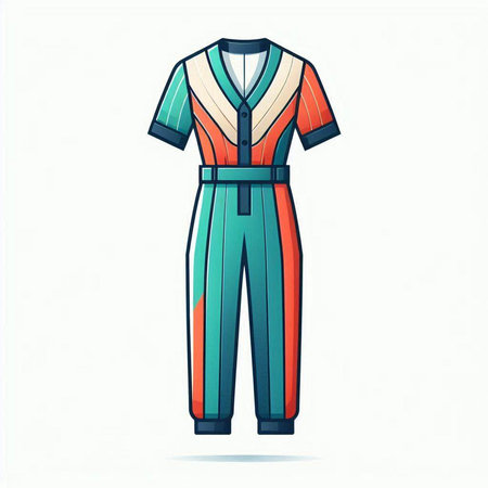 Vector illustration of sportswear on a white background. Sportswear.のイラスト素材