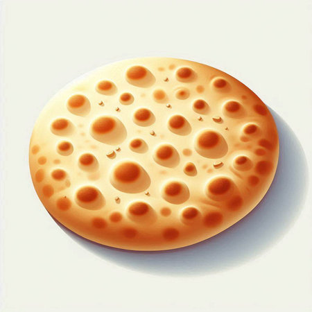 illustration of cheese with holes on a white background, top viewのイラスト素材