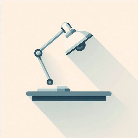 Table lamp icon. Flat design style. Made in vector illustration.のイラスト素材