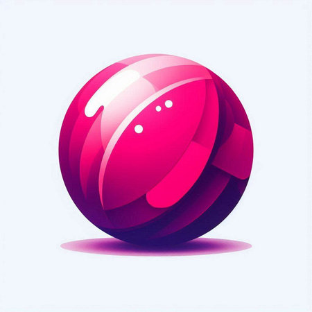 Glossy abstract sphere. Vector design template elements for your application or corporate identityのイラスト素材