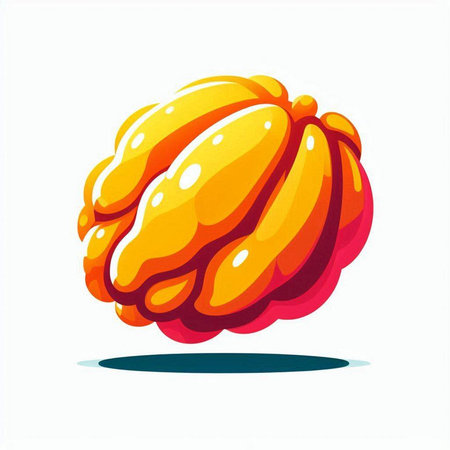 Pumpkin isolated on white background. Vector illustration. Eps 10.のイラスト素材