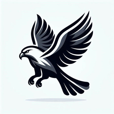 eagle design, vector illustration eps 10. graphic design elementのイラスト素材