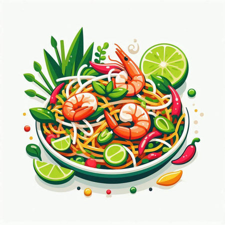 Carton box with a label and an orange cap, 3d illustrationのイラスト素材