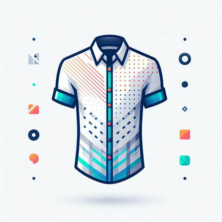 Shirt icon, shirt design, vector illustration eps 10.のイラスト素材