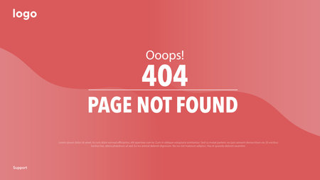 Loading page for sites, error page, page not found, error, 404 error, ooops. Simple vector...
