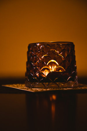 candle in the candlestickの写真素材