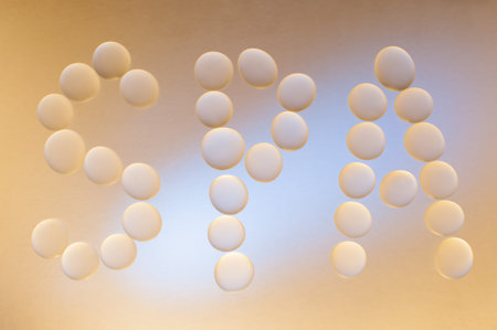 Abstract background of the matted elements for spaの写真素材