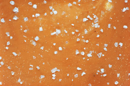 Surface of salted milk caramelの写真素材