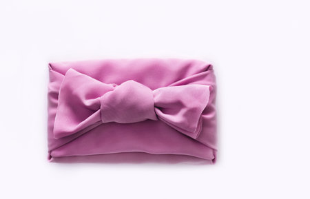 Red, green and blue Christmas balls toys on a white background. Winter holidays concept. Card with Copy Space for text.の写真素材