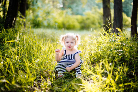 Little girl crying.の写真素材