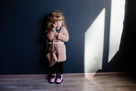 Little fashion girl.の写真素材