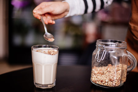 Coffee cup Raf, delicious drinksの写真素材