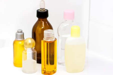 Cosmetic care of the body. Aromatic oil. Aromatherapy. Cosmetologyの写真素材