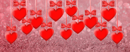 Valentine's Day. Background with heart template. Wallpapers, flyers, invitations, posters,...