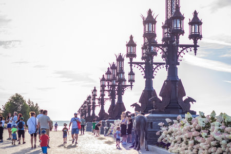 2022-08-16 Russia, Samara, Garibaldi Castle Tourist Center in the village of Khryashchevka, Samara region.のeditorial素材