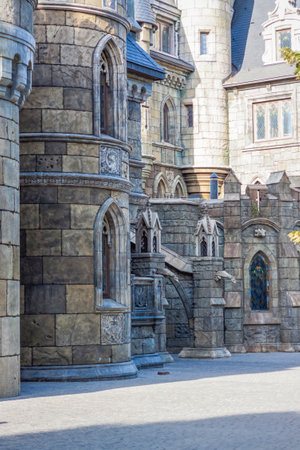 2022-08-16 Russia, Samara, Garibaldi Castle Tourist Center in the village of Khryashchevka, Samara region.のeditorial素材