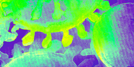 Hpv Infection. Rainbow Immunity Cancer. Bright Virus Images. Medicine Cells. Fluorescent Virus...
