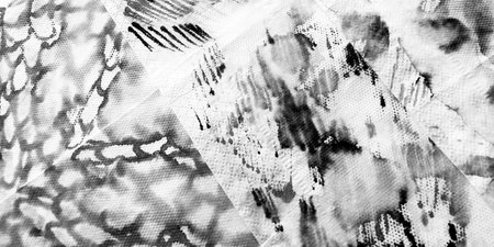 Animal Skin Watercolor. Gray Fabric Design. Grey Animal Print Fashion. Leopard Camo. Geometric...