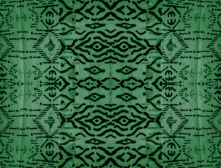Mint Endless Watercolor Texture. Olive Ikat Dots. Black Arabic Vintage Pattern. Sage Boho Shibori...