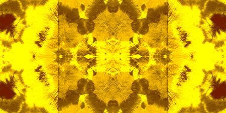 Background Tie Dye. Bright Seamless Dyeing. Metal Color Tie Texture. Brown Crumpled. Shibori...