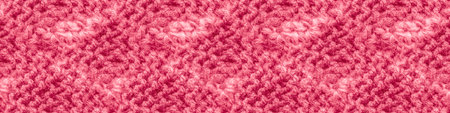 Knit Yarn Pattern. Pink Sweater Knit Seamless. Coral Knit Pattern Wallpaper. Scandinavian Geometric....
