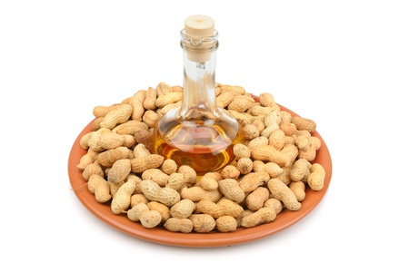 Peanuts and peanut butter                                                                        の写真素材